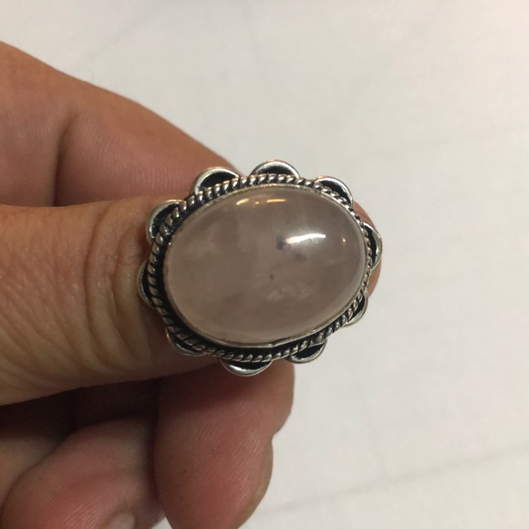 Rose Quartz Ring - Picture 2 of 3